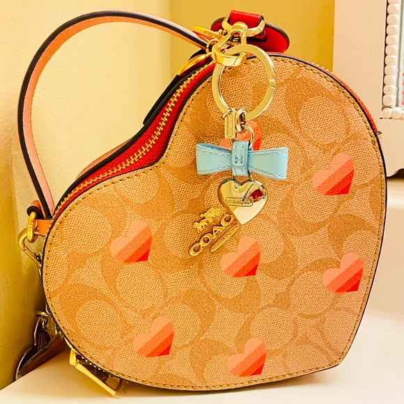 Coach Accessories - Coach heart keychain